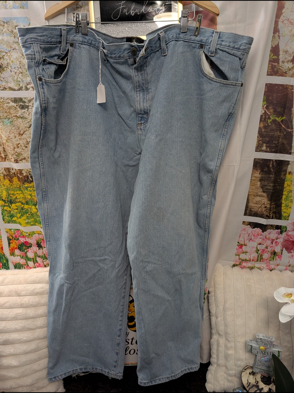 Light Blue Men’s Relaxed Fit Jeans